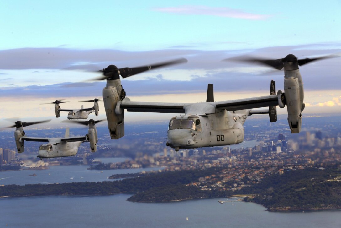 Navy to Test Predictive Maintenance Tech on V-22 Ospreys in Effort to Catch Clutch Problems Before Disaster