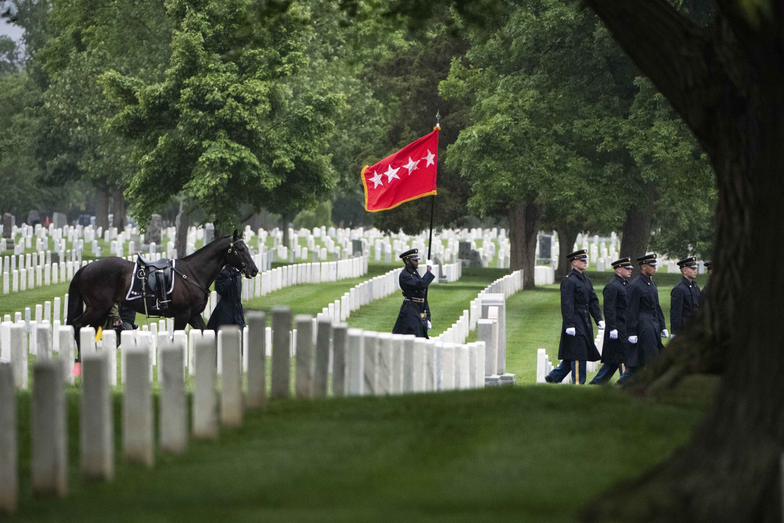 U.S. Army Horse-Drawn Caissons Returning to Arlington Cemetery in Limited Capacity After Long Hiatus