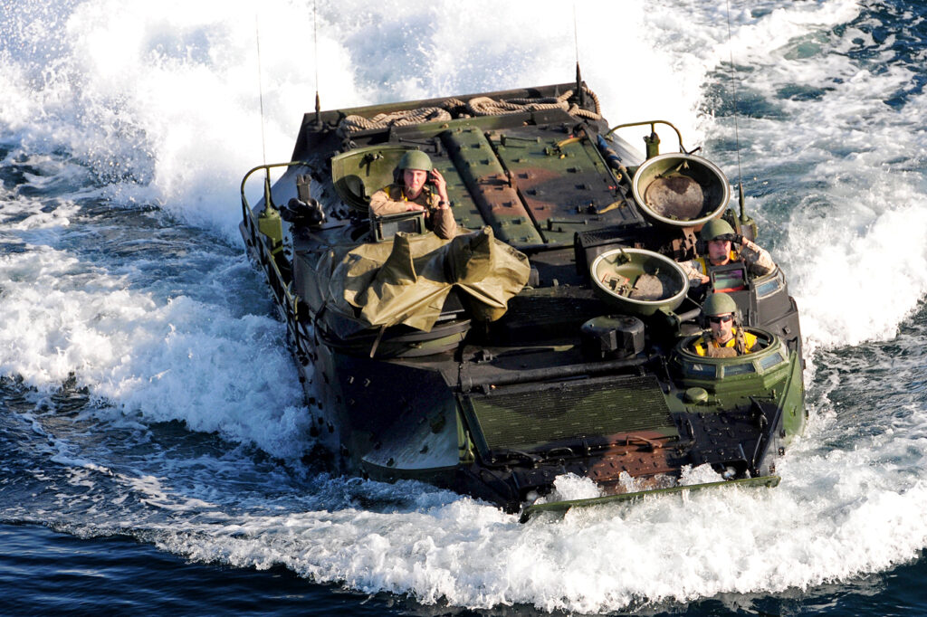 Marines Explore Counter-Drone Capabilities for Amphibious Combat Vehicle Amid Growing Threats