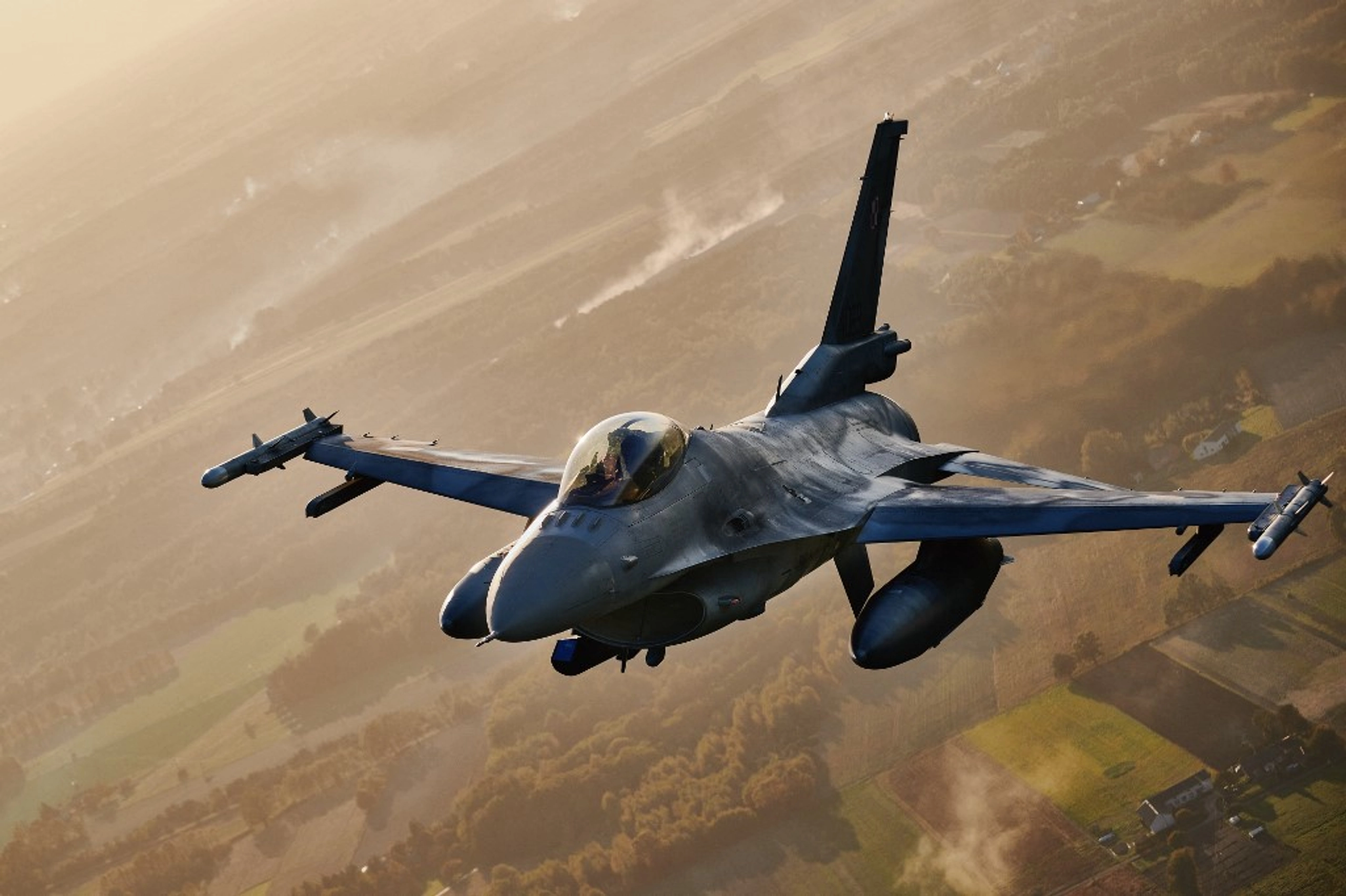 U.S. Sends Retired F-16s from 'Boneyard' to Ukraine for Spare Parts