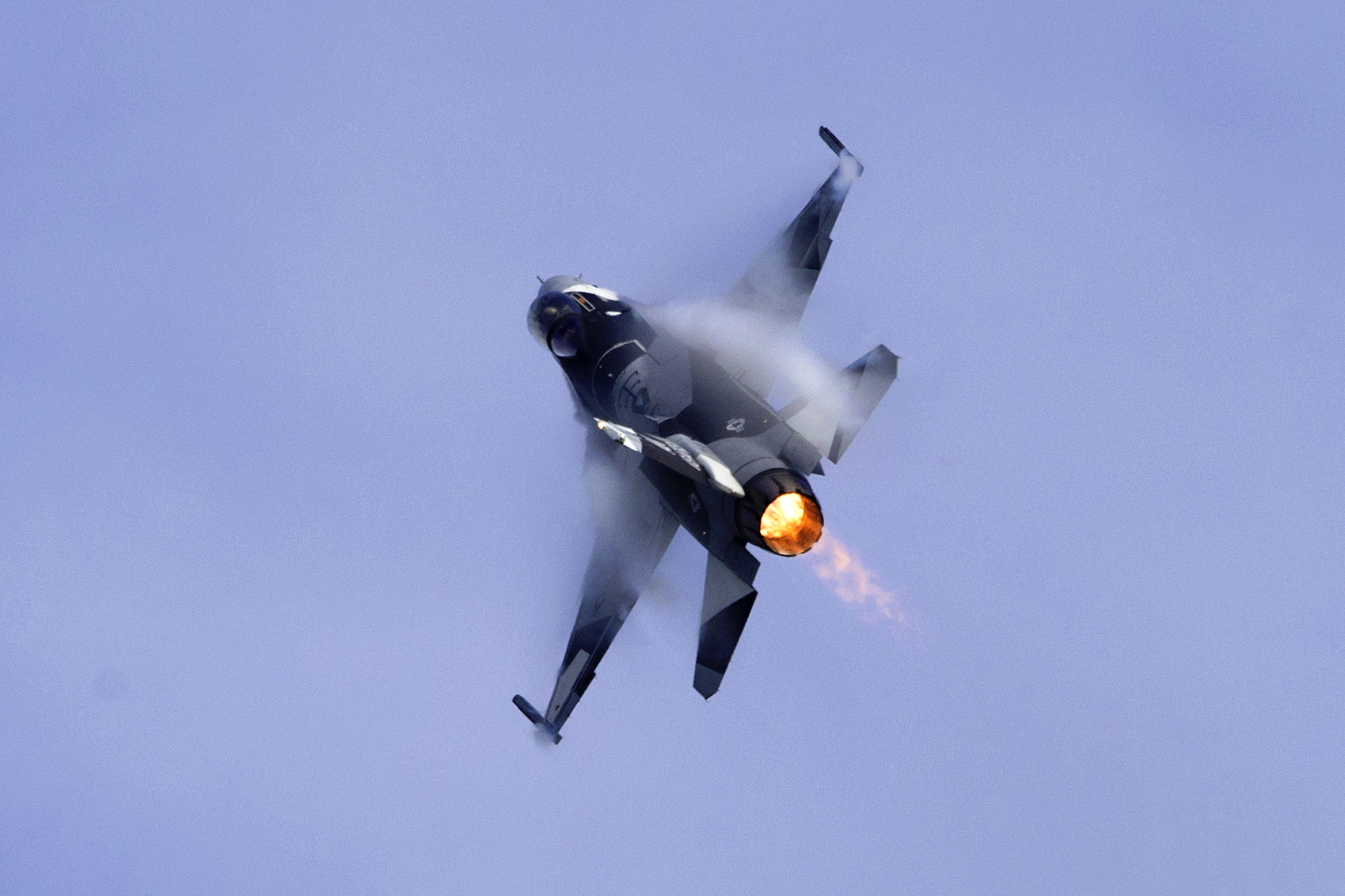 Collision with Ducks Forces Emergency 'Flameout Landing' of U.S. Air Force F-16 in Alaska