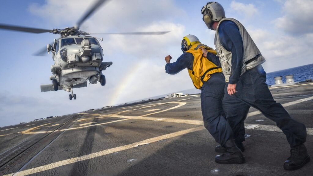 USS Oscar Austin Crew Honored for Heroism in Red Sea Deployment