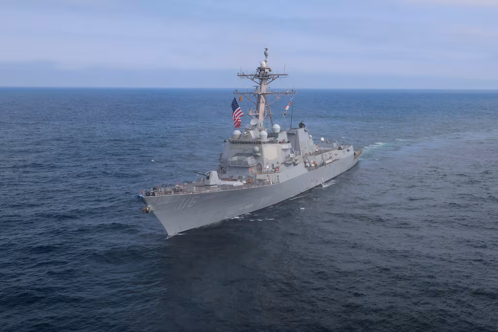 US Shifts Warships in Mideast in Response to Israel Strikes Against Iran