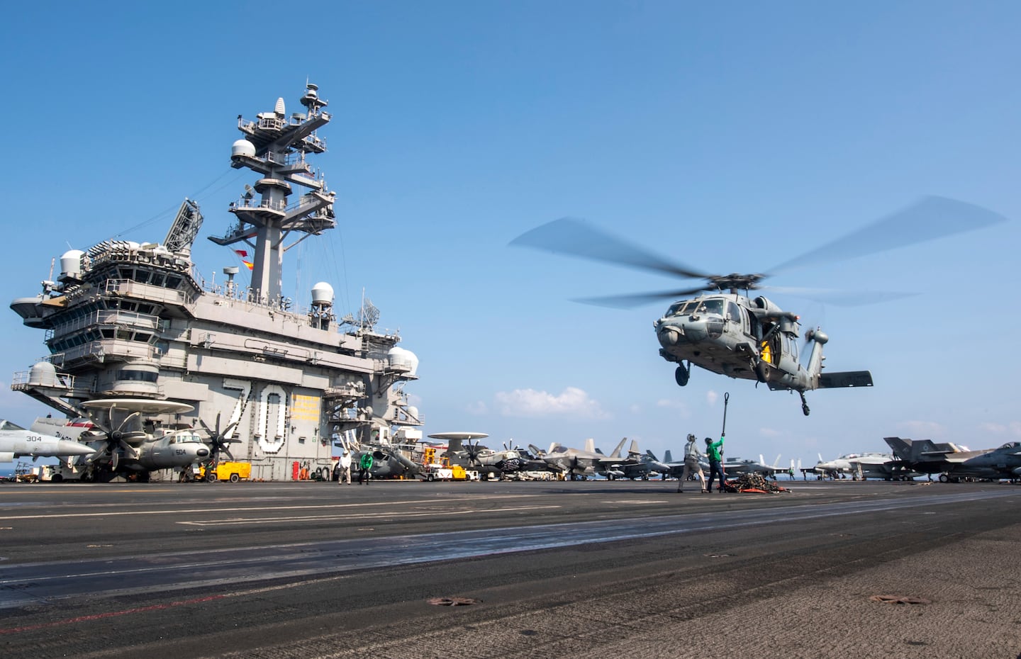 U.S. Bolsters Military Presence in the Middle East to Deter Iran and Protect Israel