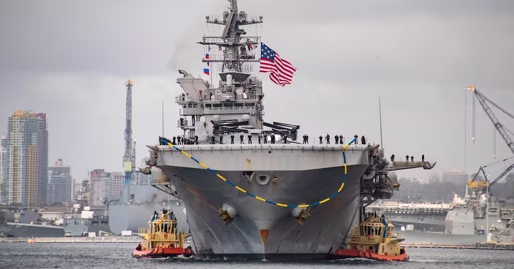 USS Tripoli Arrives in Japan, Bolstering U.S. Presence in the Indo-Pacific