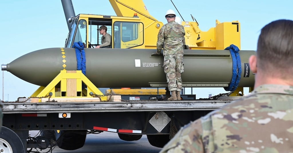 See the World’s Most Powerful Bomb the U.S. Unleashed to Smash Iran’s Mountain Fortress
