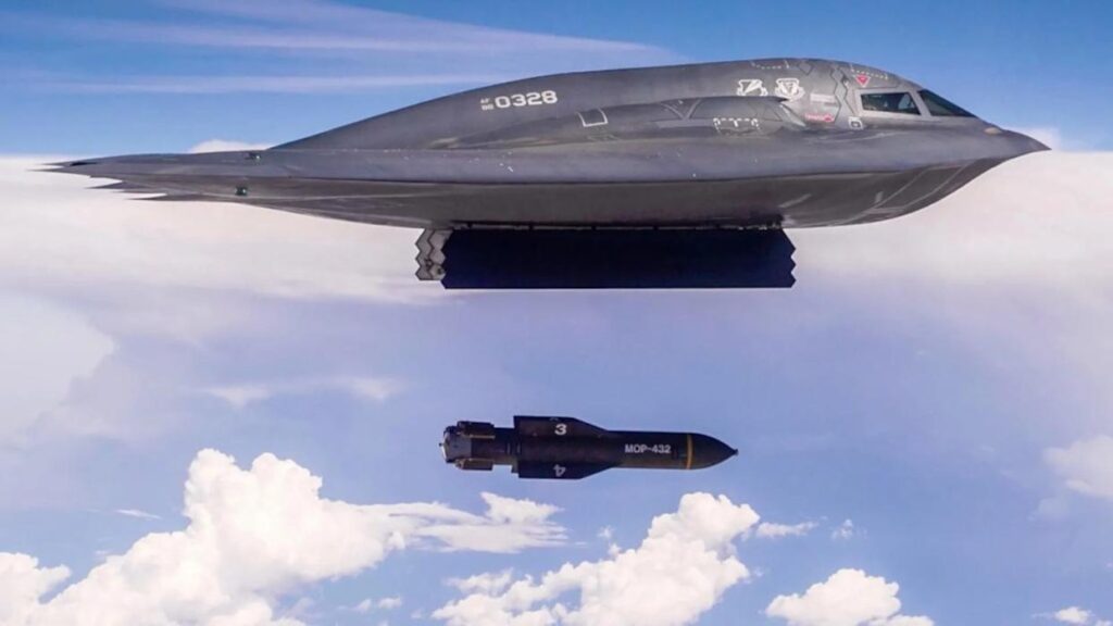See the World's Most Powerful Bomb the U.S. Unleashed to Smash Iran's Mountain Fortress