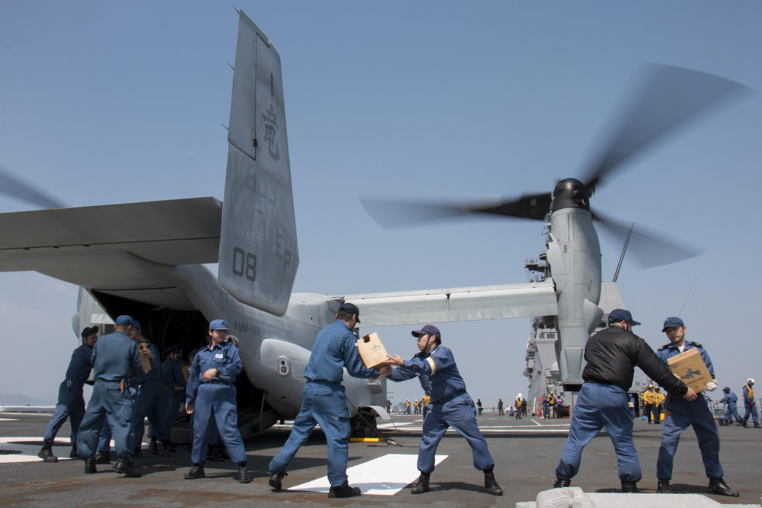 Japan Deploys V-22 Ospreys to New Base as Regional Tensions with China Rise