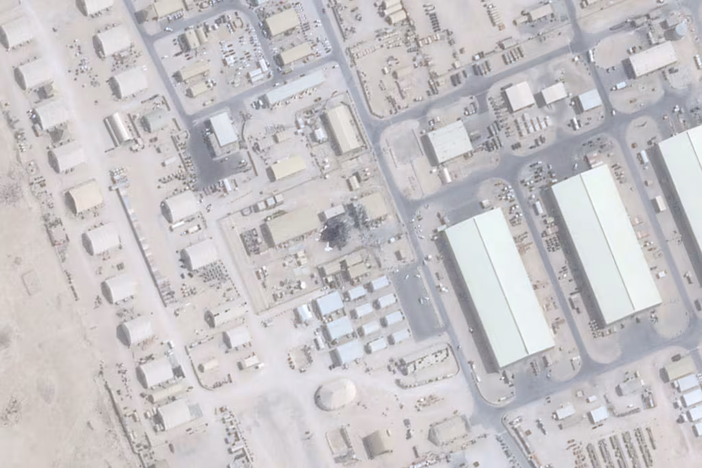 Iranian Missile Strike Hit U.S. Communications Dome at Al Udeid Air Base: Satellite Images Confirm
