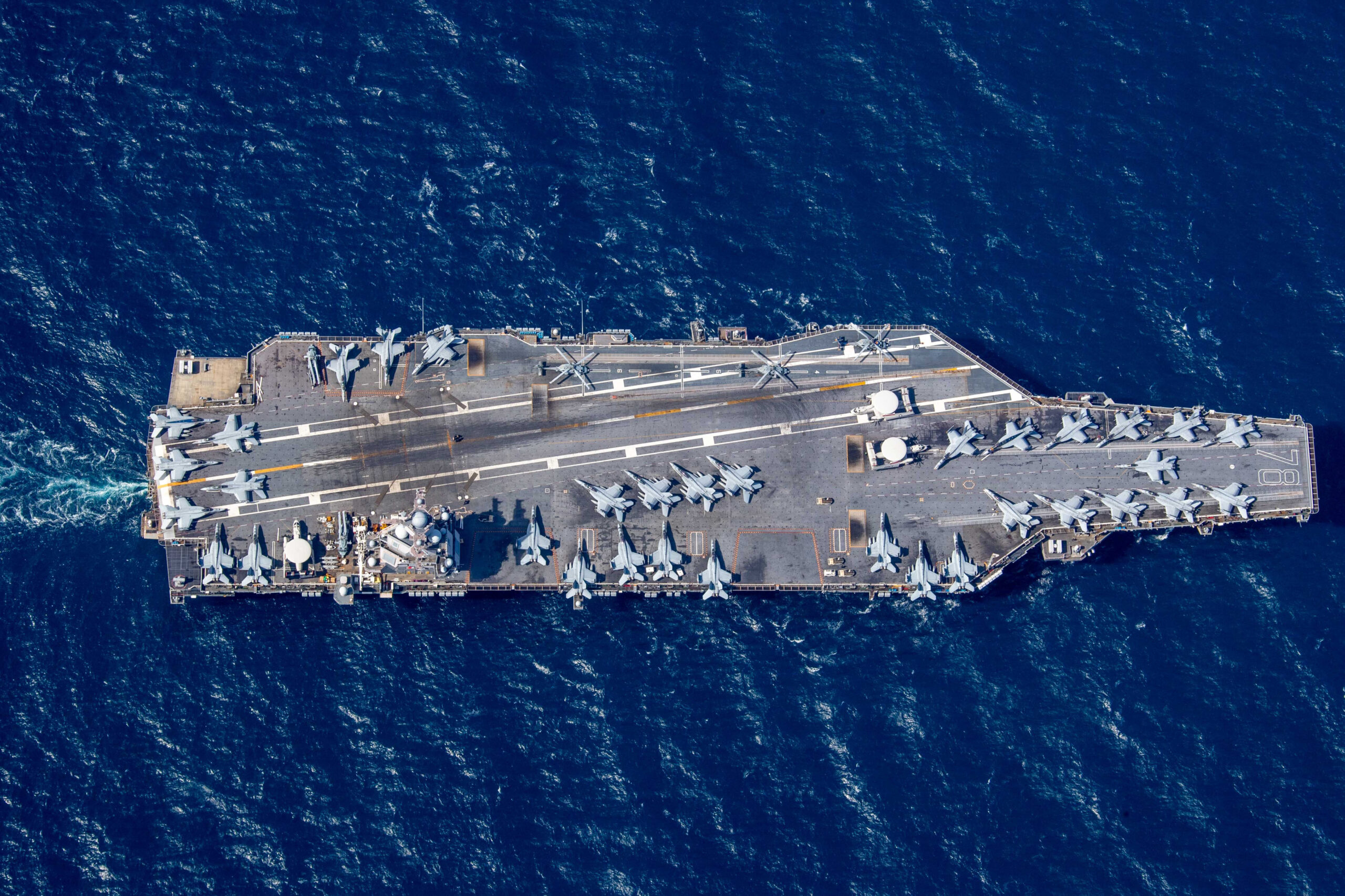USS Gerald R. Ford Enters the Mediterranean, Strengthening Allied Naval Presence