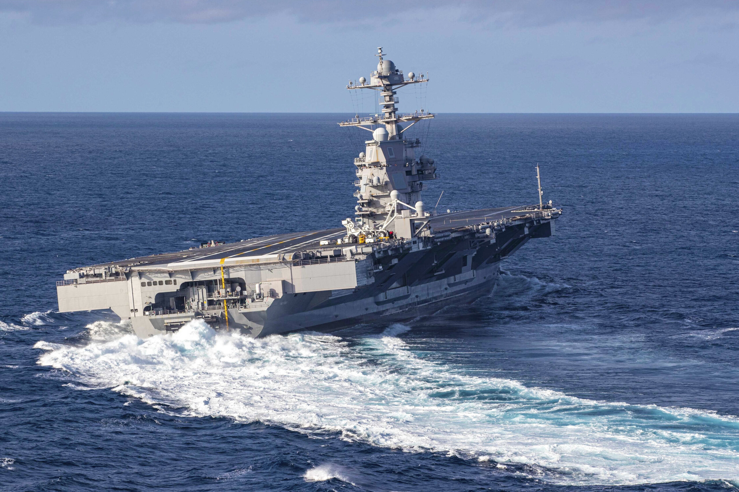 USS Gerald R. Ford Enters the Mediterranean, Strengthening Allied Naval Presence