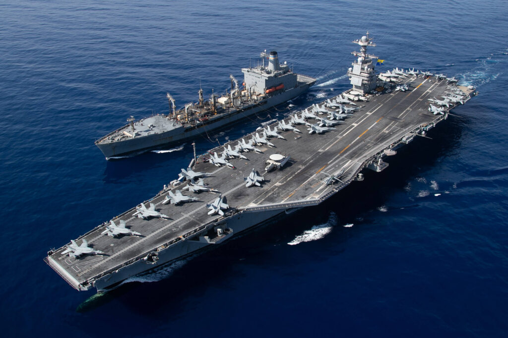 USS Gerald R. Ford Enters the Mediterranean, Strengthening Allied Naval Presence