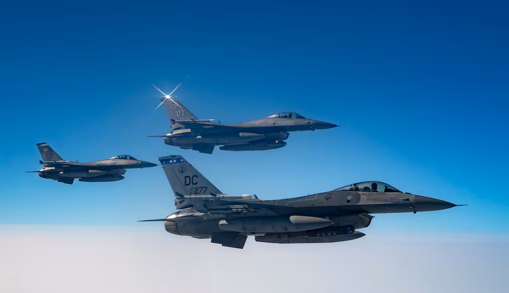F-16s Intercept Russian Surveillance Planes Near Alaska for Two Consecutive Days