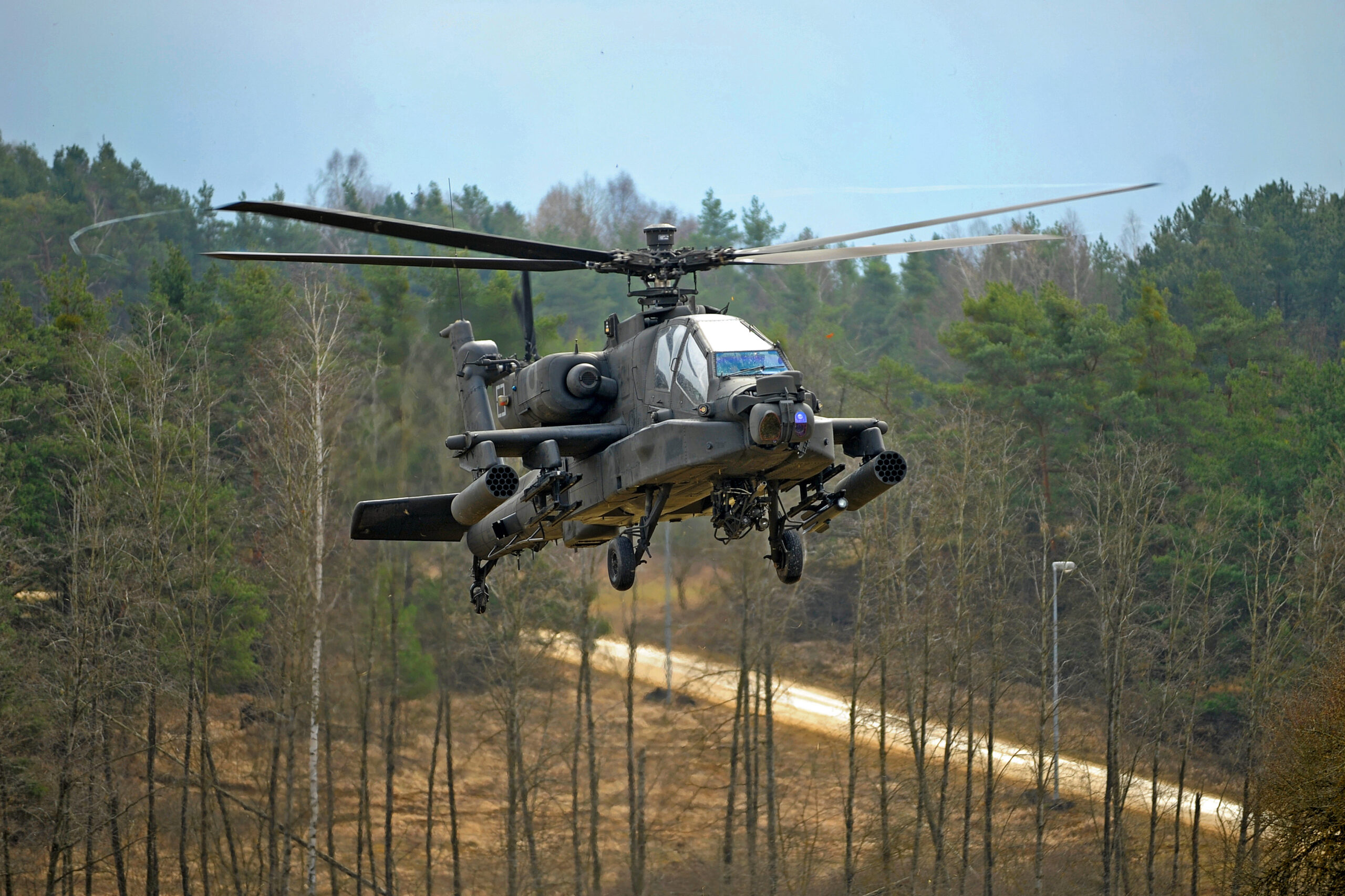 Apache Aces Down Drones in Daring Sky Duel Using Proximity 30mm Rounds