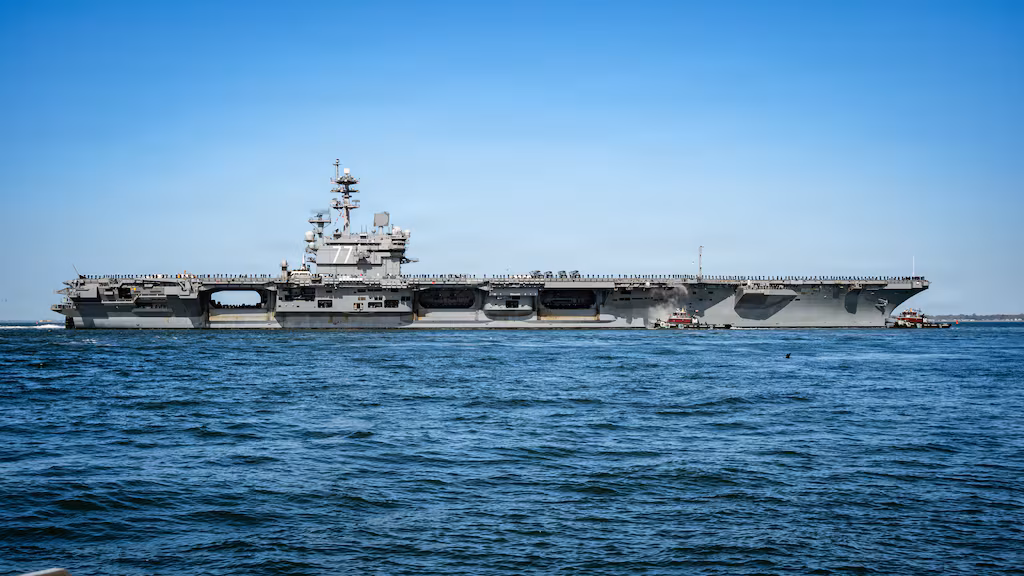 USS George H.W. Bush Heads to Turbulent Middle East as Iran Tensions Mount