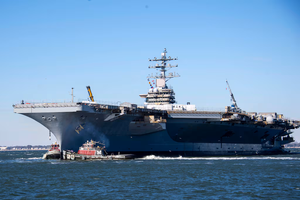 USS Dwight D. Eisenhower Encounters Minor Fire Amid Maintenance