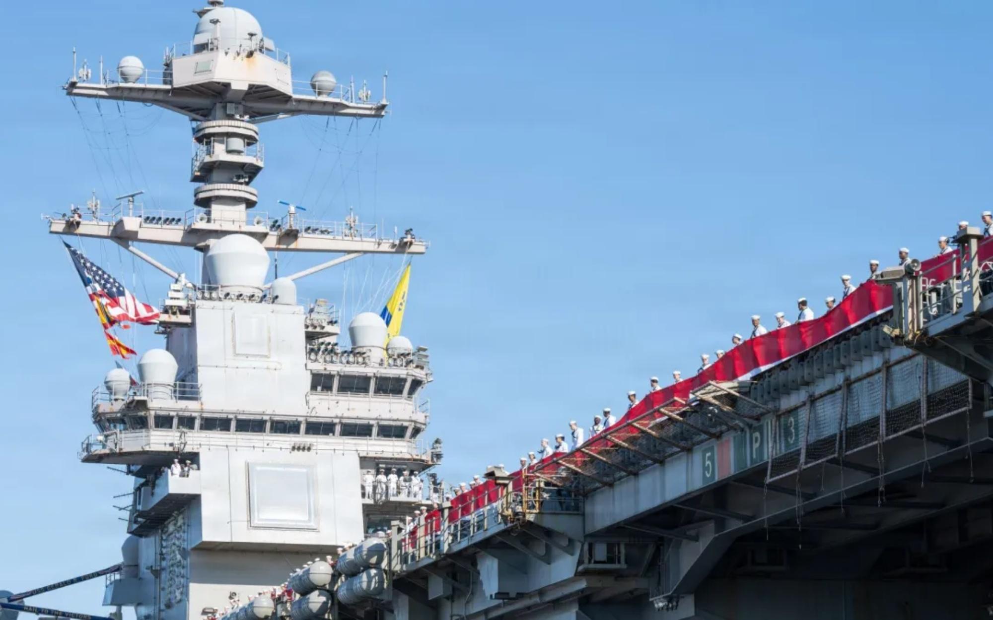 Ford Strike Group Earns Rare Presidential Unit Citation For Heroic Valor In Iran War