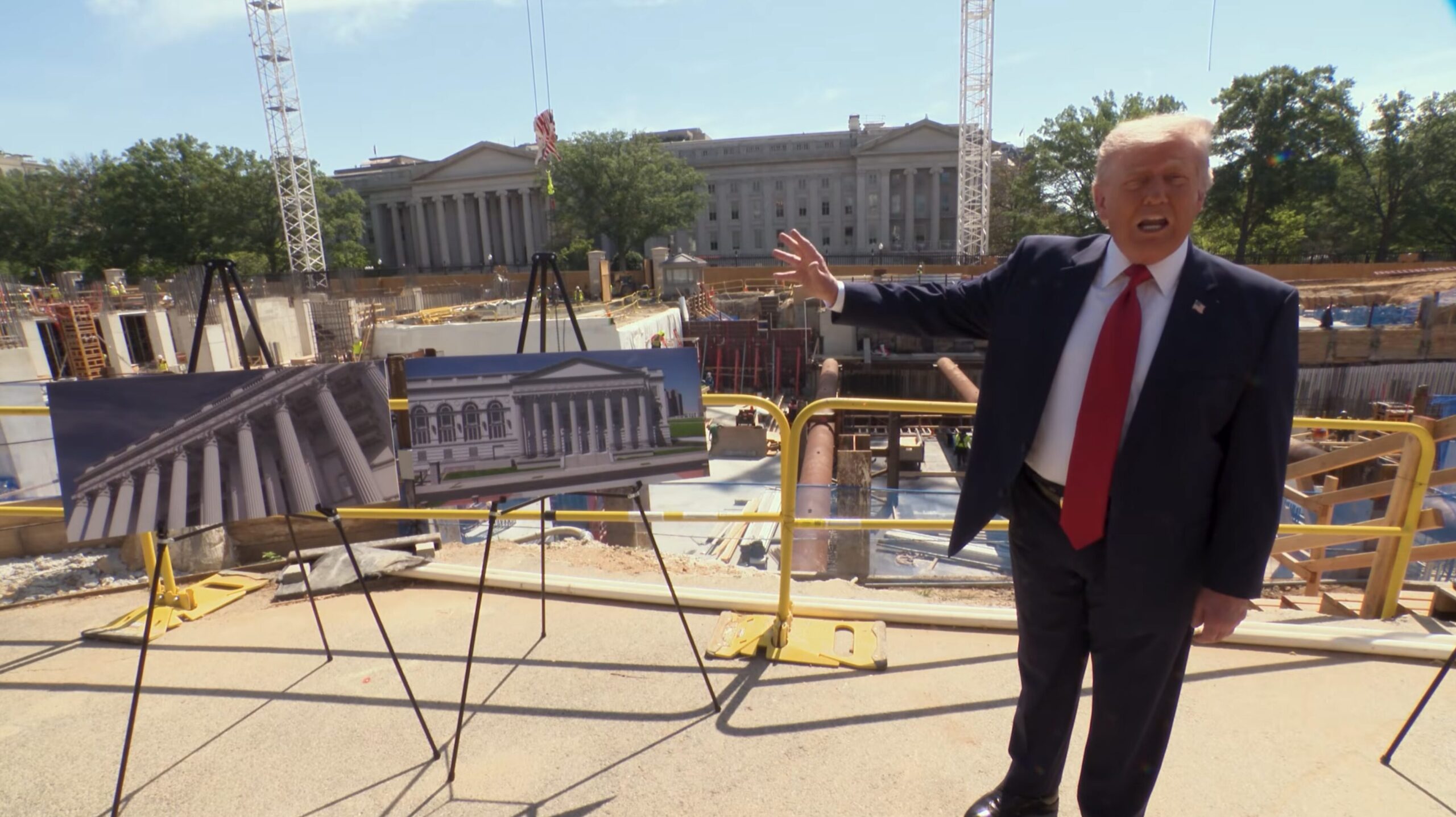 Trump Unveils Plans for Fortress Ballroom with High-Tech Drone Base and Underground Military Hub [WATCH]