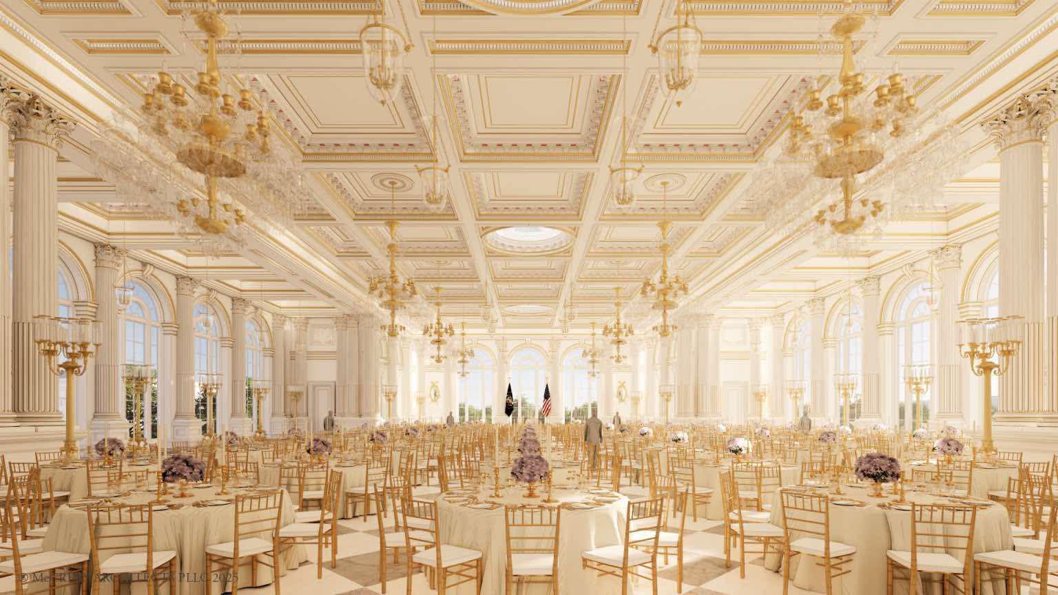 Trump Unveils Plans for Fortress Ballroom with High-Tech Drone Base and Underground Military Hub [WATCH]