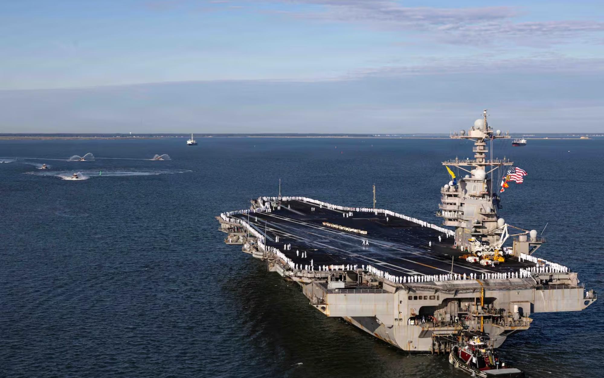 Navy Plans Bold Test: Using Nuclear-Powered Carriers to Energize Bases