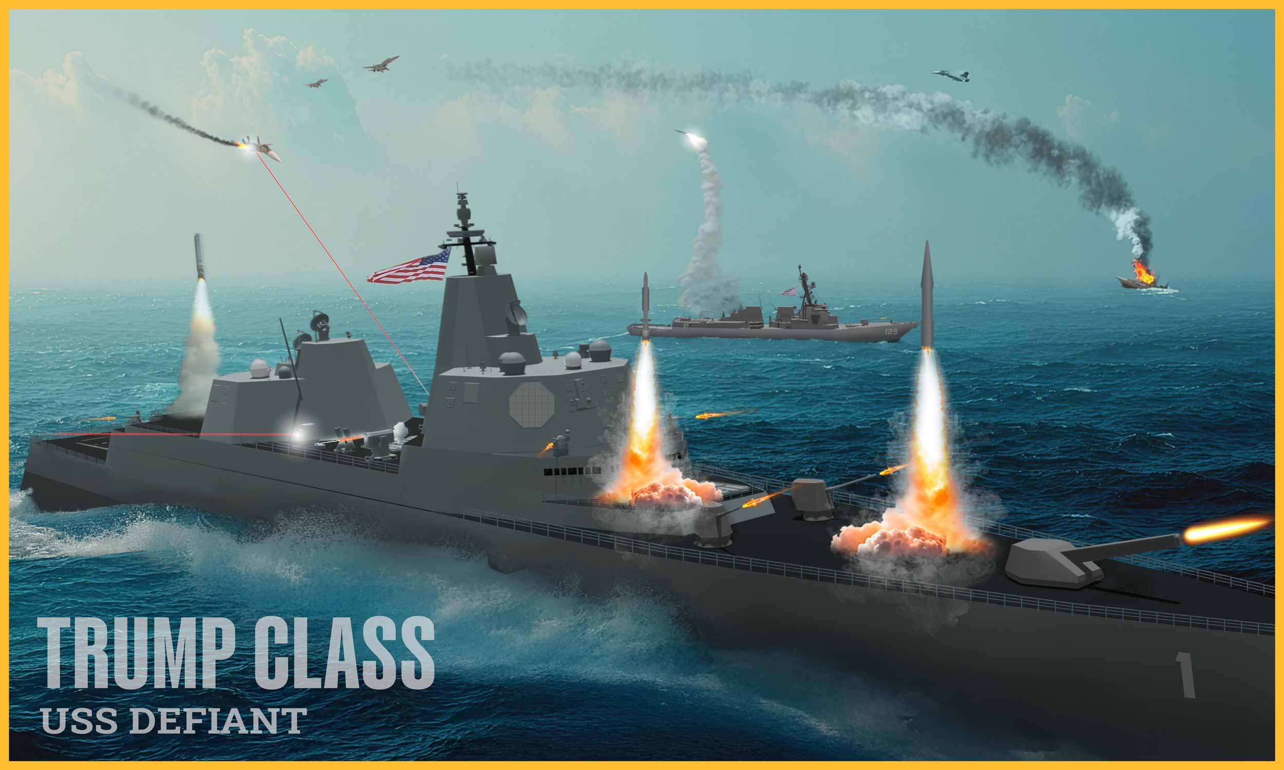 Democrats Mock Trump-Class Battleships, Demand Drone-First Military