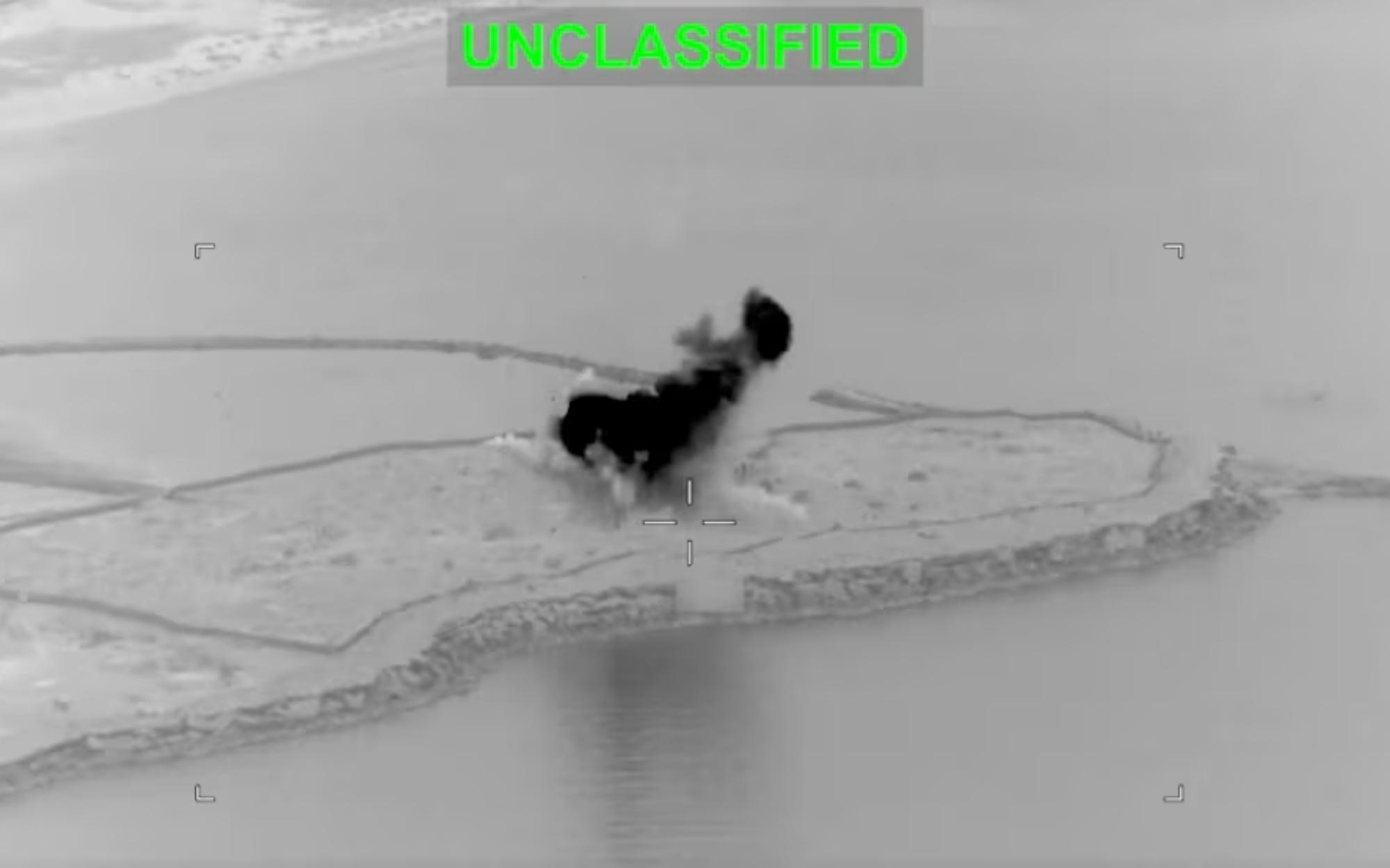 U.S. Pounds Iranian Targets After Tehran Fires Drones In Gulf Escalation
