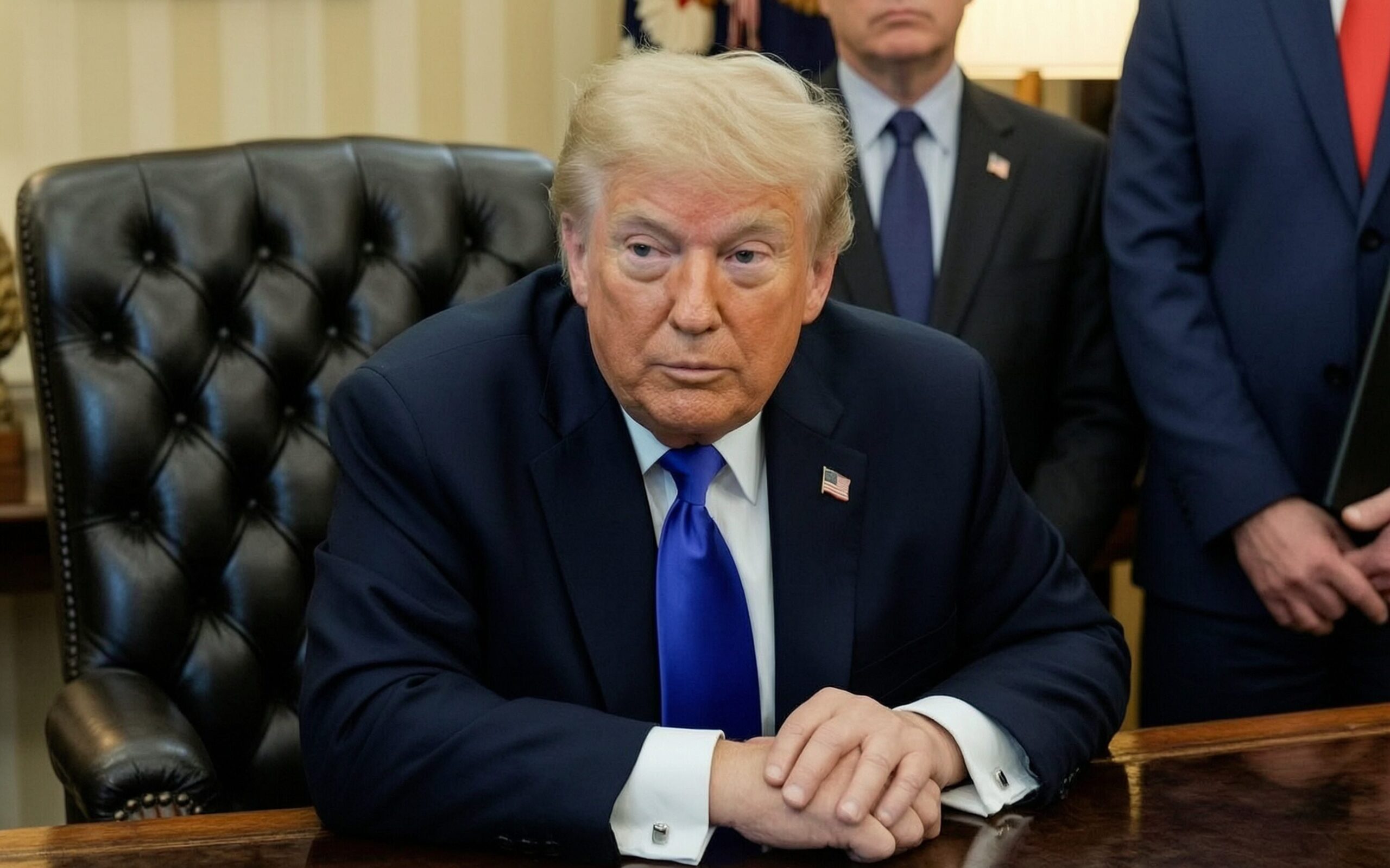 Trump Says Downed Apache Crew ‘Got Very Lucky’ After Iranian Attack