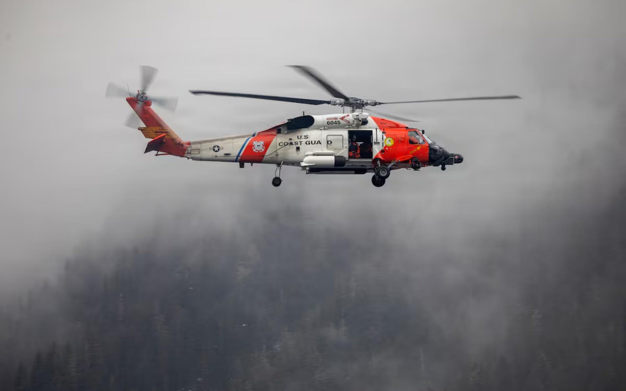 Coast Guard Helicopter Crashes During Training Mission in Alaska, All Crew Survive