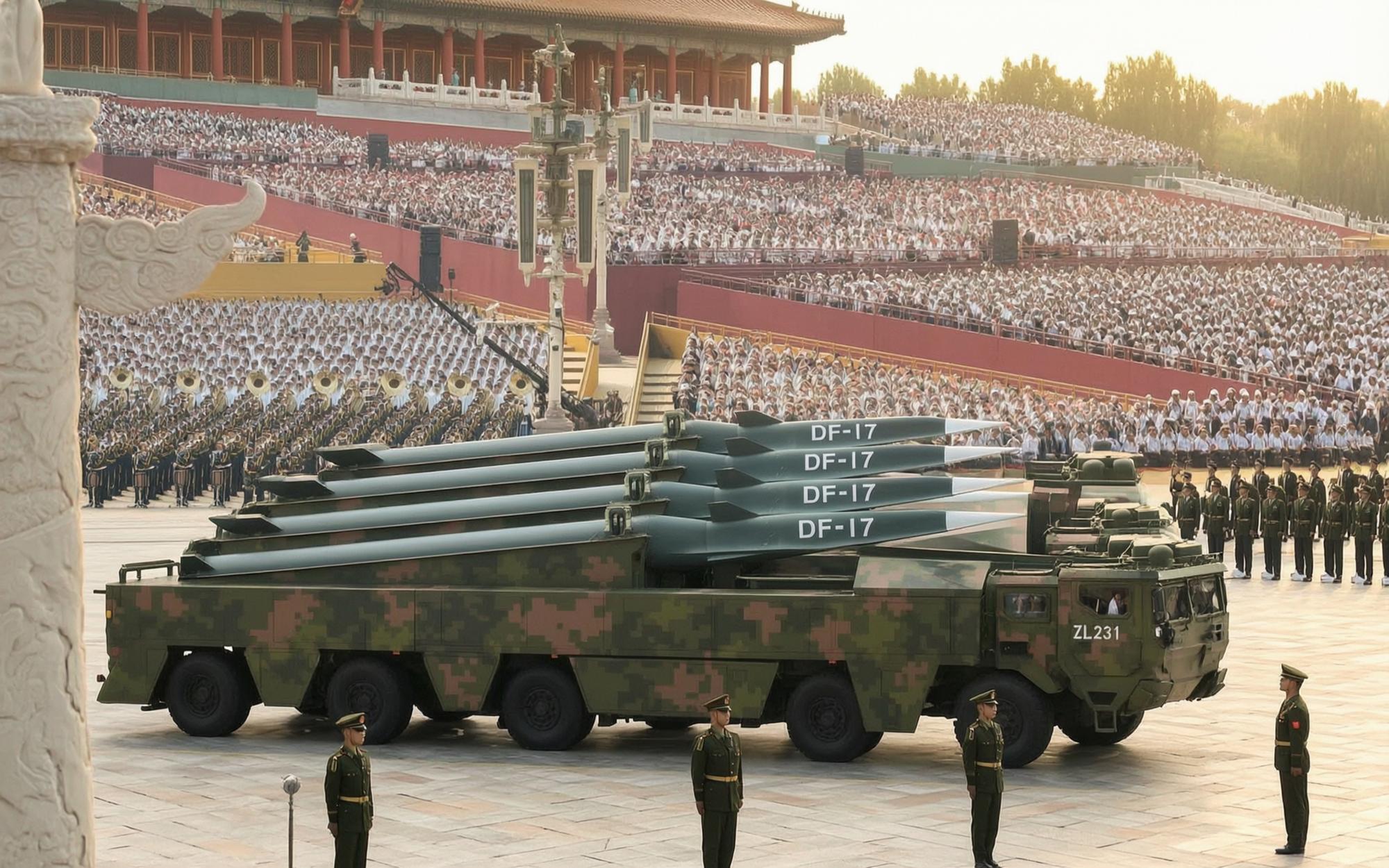 China Flaunts Hypersonic DF-17 Missile in Brazen Show of Military Muscle