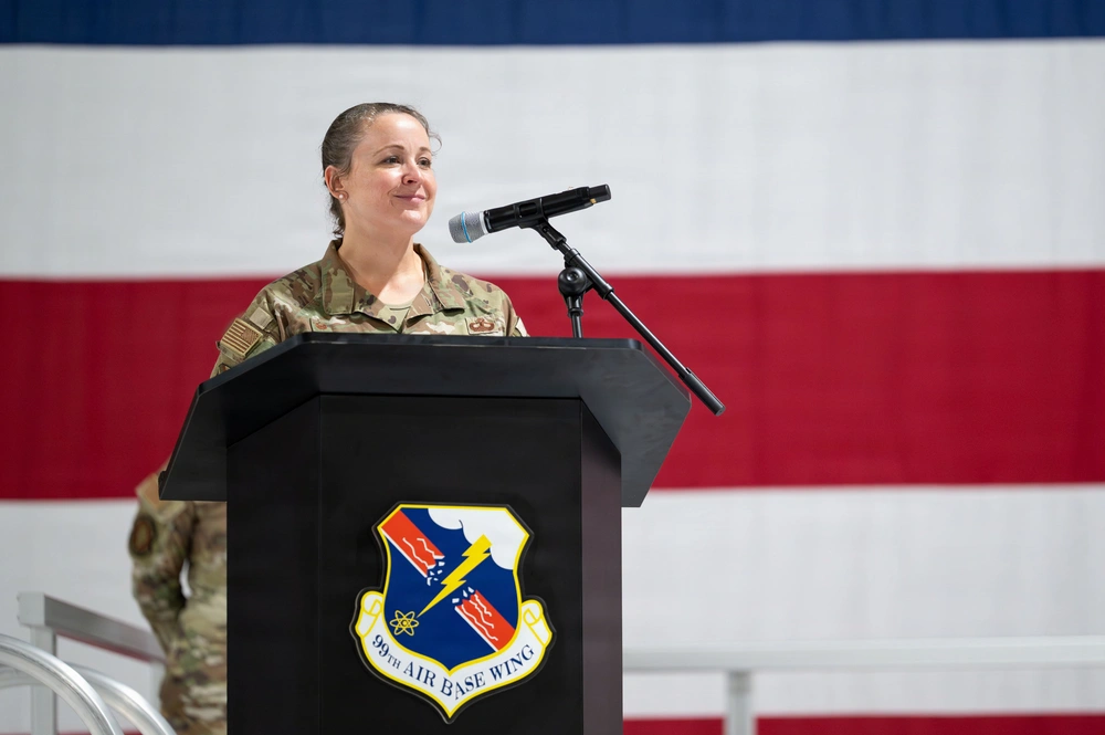 Colonel Christine Littlejohn Becomes First Woman to Command Nevada’s 99th Air Base Wing