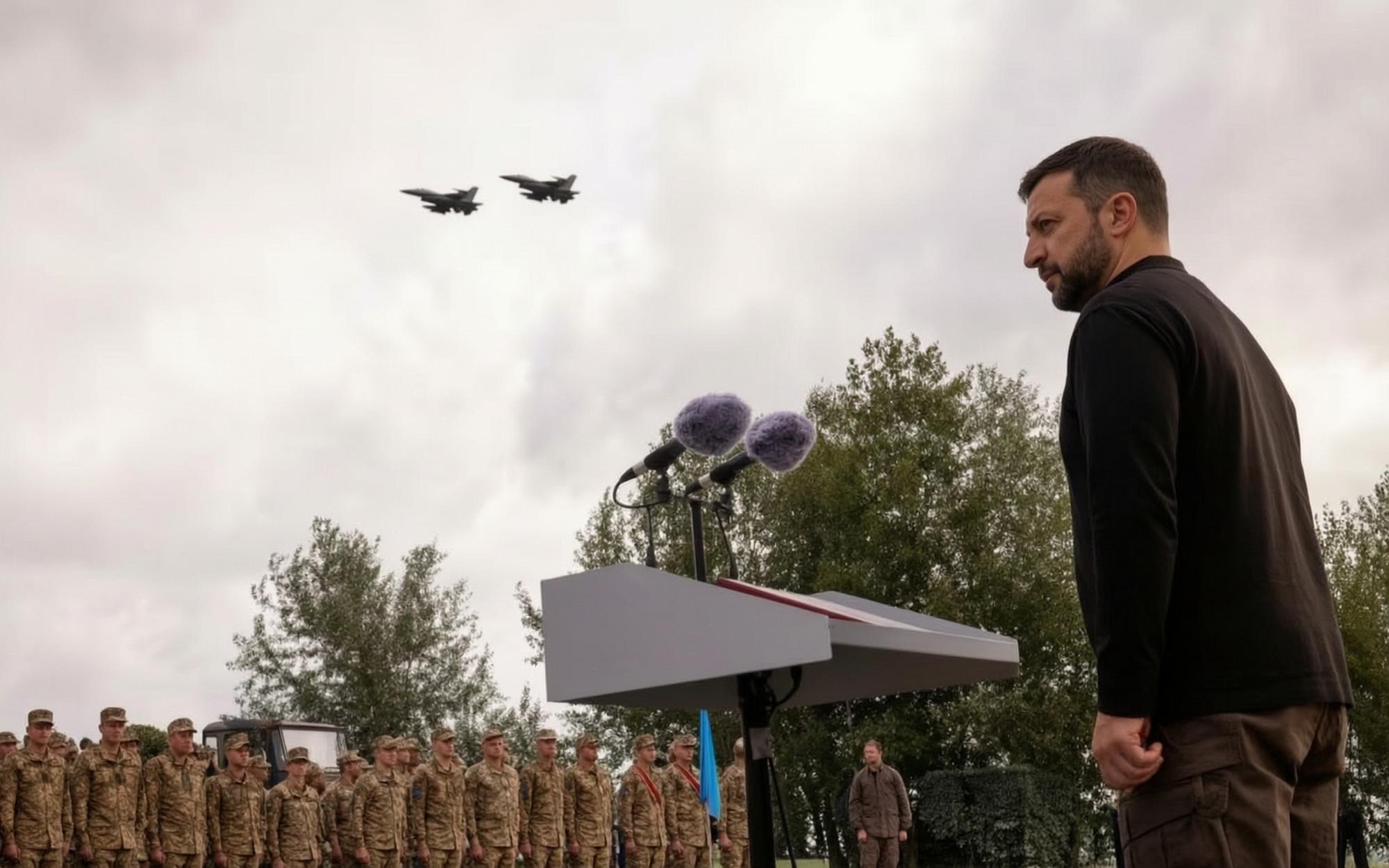 Ukraine’s F-16s are Being Ground Down by Russia’s Relentless Drone Swarms