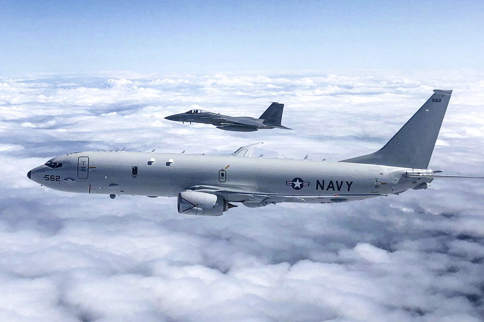 U.S. Navy Poseidon Makes Rare Taiwan Strait Flight as China Watches