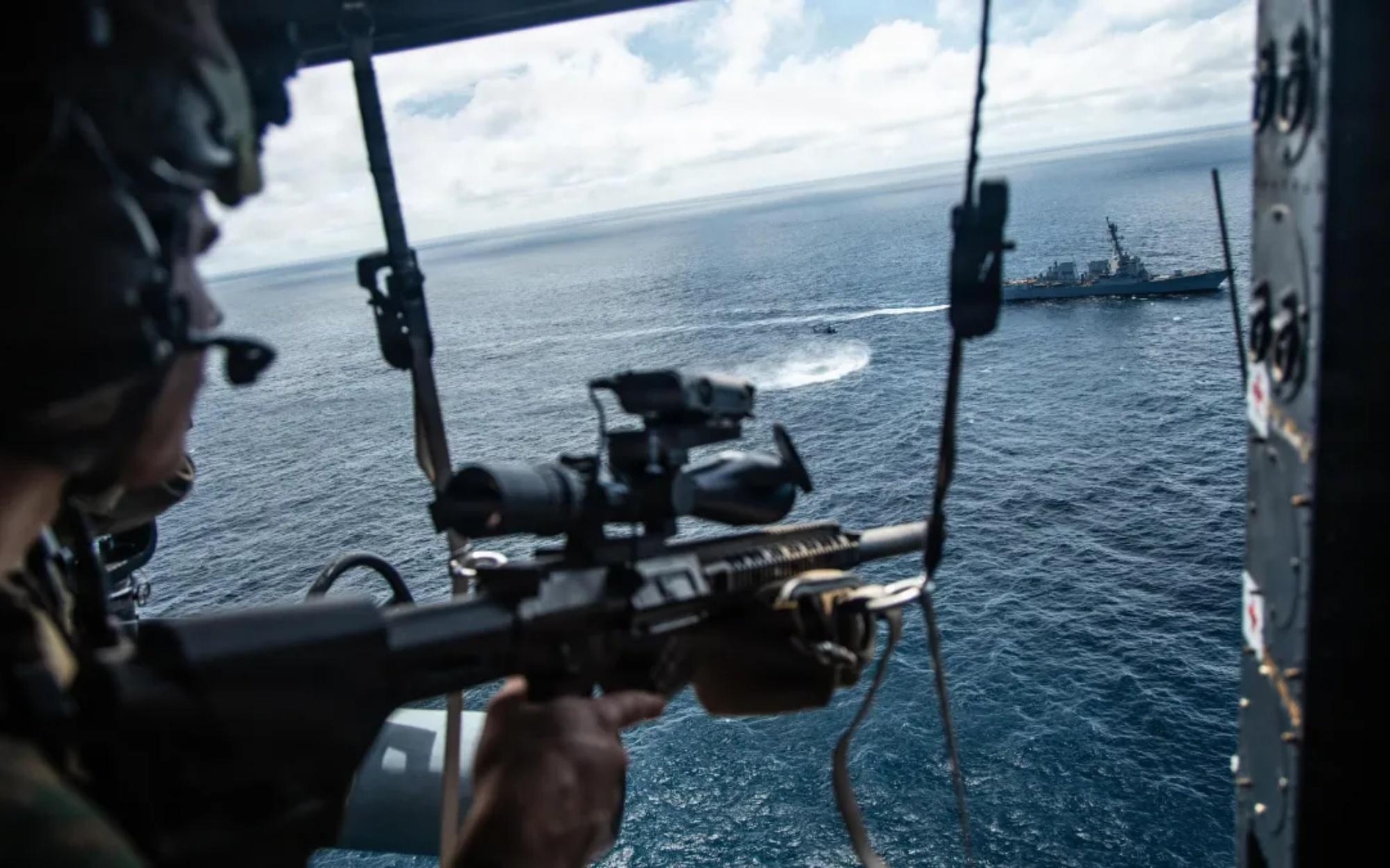 Marines Storm Alleged Cartel Fuel Ship and Send It to the Bottom