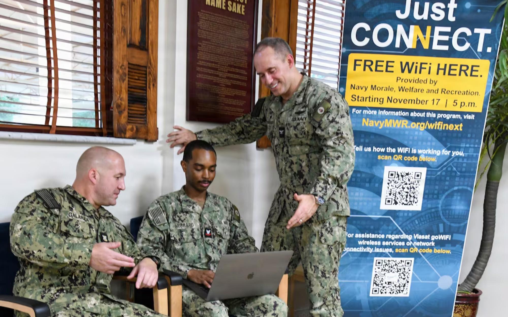 Navy Scores Signal Victory as Free Wi-Fi Reaches 90% of Unaccompanied Housing